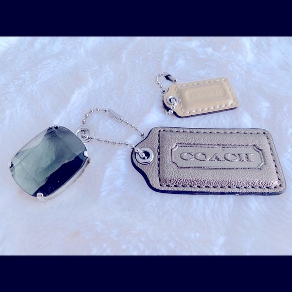 Coach Accessories - 🌟Coach Hang 🌟tags w gem bag w bonus Key chain hangtags Limited time price!!